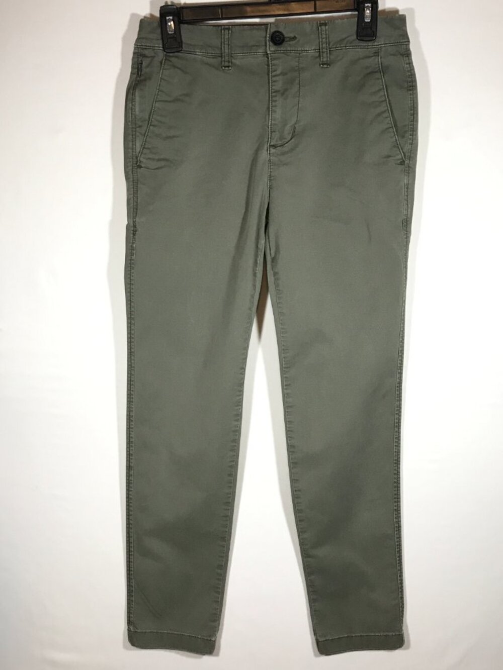 Hollister Skinny Chino Epic Flex Men's Small Sage Green Casual Pants